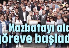 Mazbatayı aldı göreve başladı