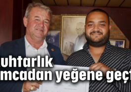 Muhtarlık amcadan yeğene geçti