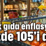 Yıllık gıda enflasyonu yüzde 105'i aştı