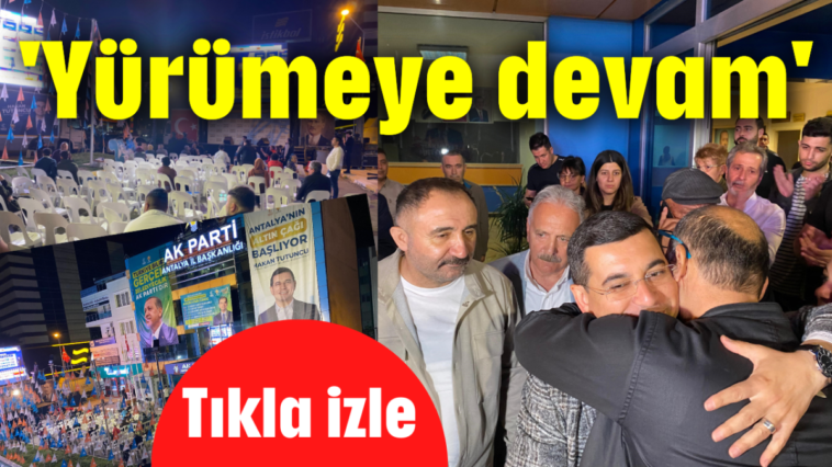 'Yürümeye devam'