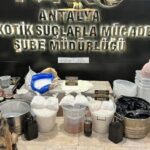 Antalya’da ‘rekor’ uyuşturucu operasyonu