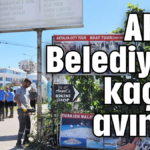 Aksu Belediyesi kaçak avında