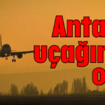 Antalya uçağında olay