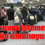 Aranmayı istemeyen uçağa alınmayacak