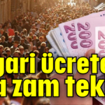 Asgari ücrete ara zam teklifi