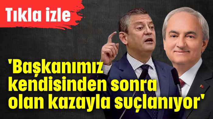 'Başkanımız kendisinden sonra olan kazayla suçlanıyor'