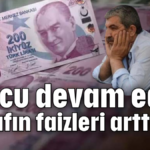 Borcu devam eden esnafın faizleri arttırıldı