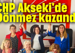 CHP Akseki'de Dönmez kazandı