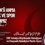 CHP Antalya Büyükşehir Belediyesi ve Konyaaltı Belediyesi Meclis Üyesi Ahmet Aydın