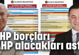 CHP borçları, MHP alacakları astı