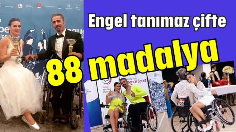 Engel tanımaz çift 88 madalyanın sahibi