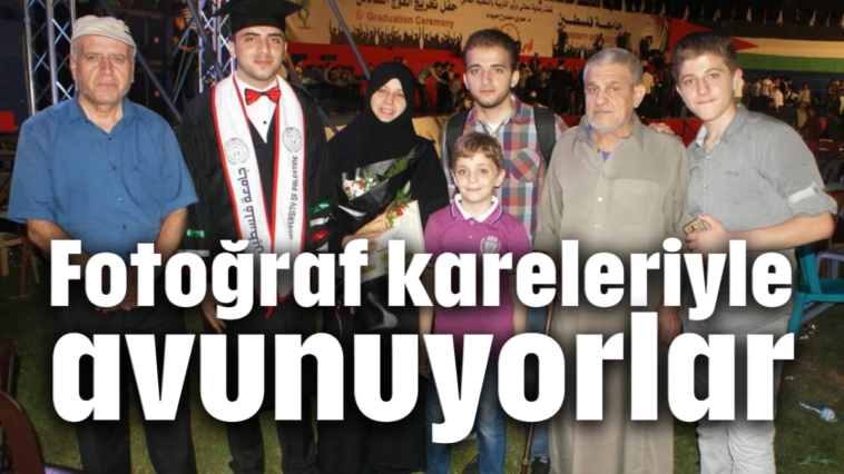 Fotoğraf kareleriyle avunuyorlar