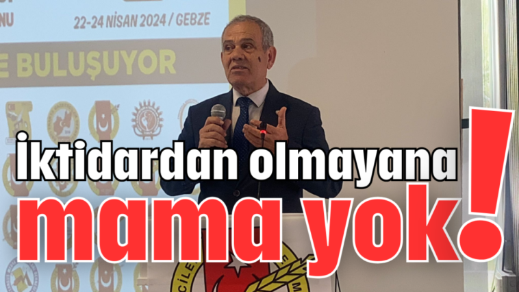 İktidardan olmayana mama yok!