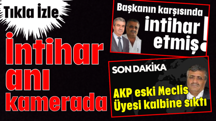 İntihar anı kamerada