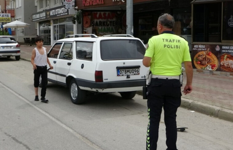 Karpuz kasasından düşen çocuk ölümden döndü