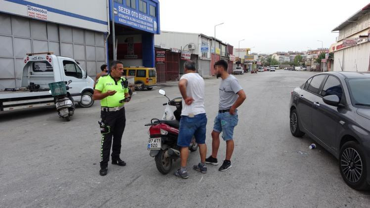 Kazaya karışan ehliyetsiz sürücü ve motosiklet sahibine rekor ceza