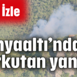 Konyaaltı’nda korkutan yangın