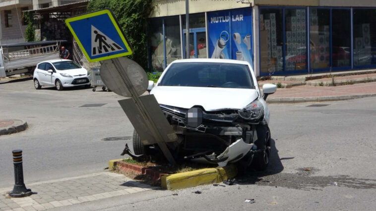 Manavgat'taki kazada şans eseri yaralanan olmadı