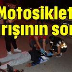 Motosiklet yarışının sonu