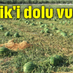 Serik'i dolu vurdu