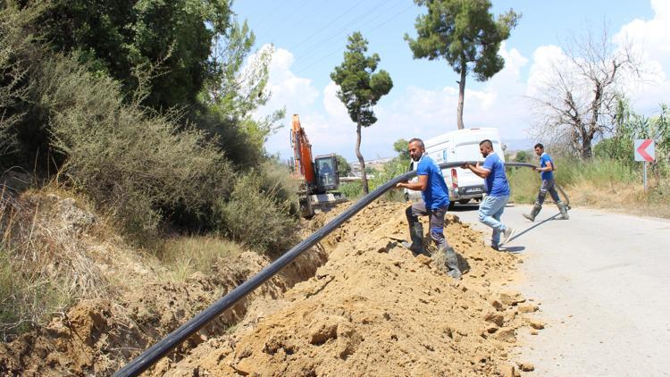 ASAT Manavgat Karaözde su borularını yeniliyor