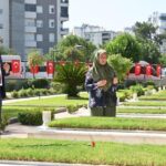 Kepezde bayram öncesi şehit aileleri unutulmadı