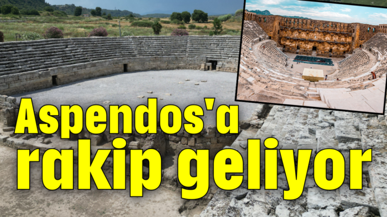 Aspendos'a rakip geliyor