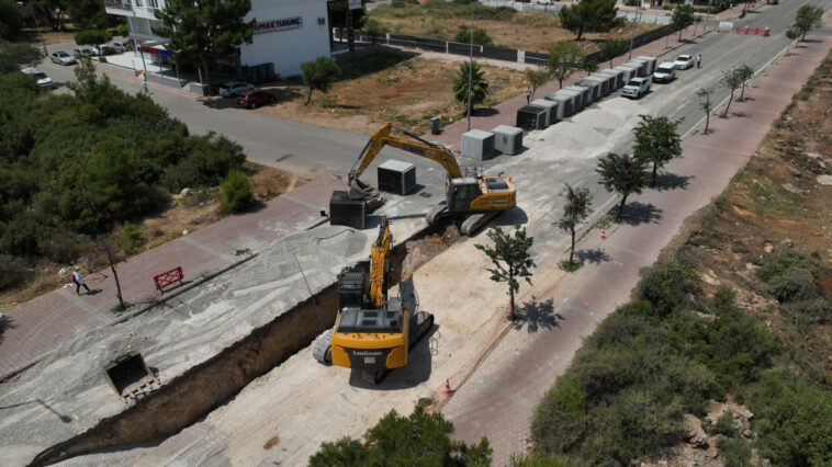 Büyükşehir yağmur suyu drenaj hattı alt yapısını güçlendiriyor