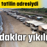 Çardaklar yıkılıyor