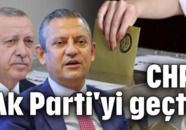 CHP Ak Parti'yi geçti