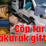 Çöp tarlası bırakarak gittiler