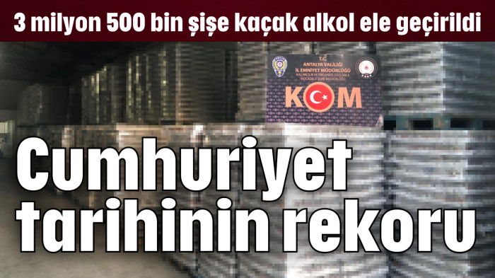 Cumhuriyet tarihinin rekoru