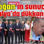 Erdoğan'ın sunucusu Antalya'da dükkan açtı