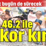 Kaş 46.2 ile  rekor kırdı