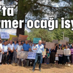 Kaş'ta mermer ocağı isyanı