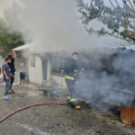 Kemer'deki yangında restoran küle döndü