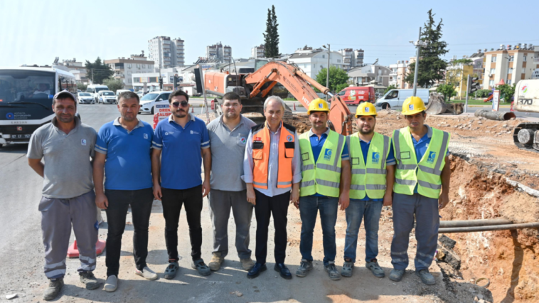 Kepez'in yağmur suyu sorunu çözülüyor