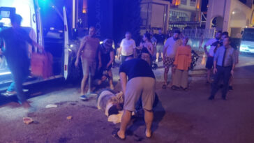 Manavgat'taki kazada Rus turist yaralandı