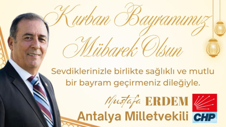 Mustafa Erdem CHP Antalya Milletvekili