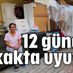 12 gündür sokakta uyuyor