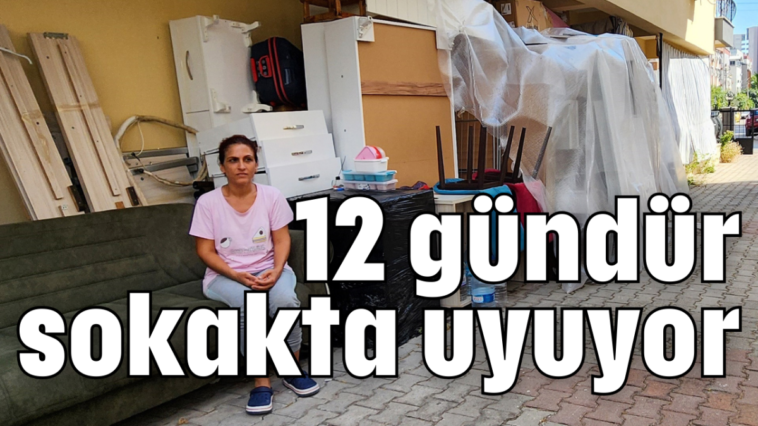 12 gündür sokakta uyuyor