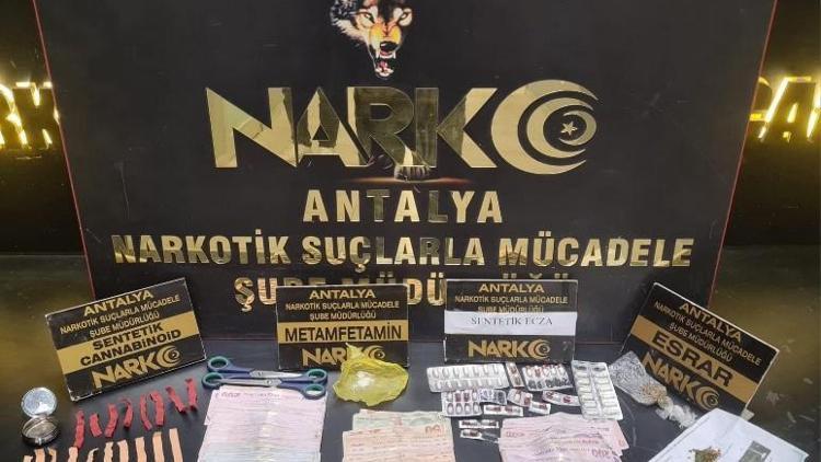 Antalyada 5 ilçede narkotik operasyonu