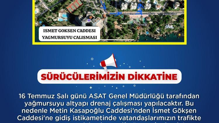 Kapalı yol uyarısı