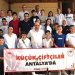 Küçük çiftçiler Antalyada