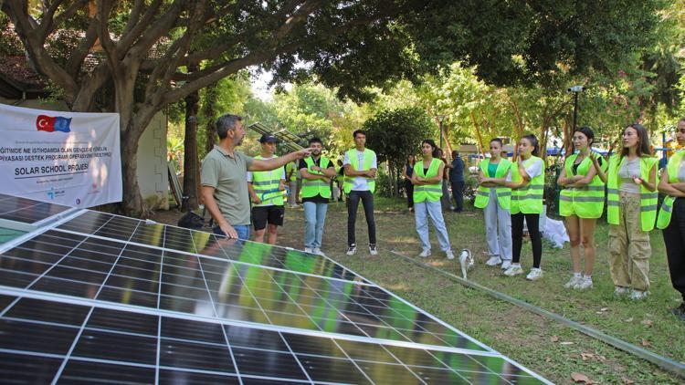 Güneş Okulu projesinde uygulamalı eğitim başladı