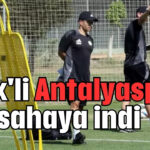 Alex'li Antalyaspor sahaya indi