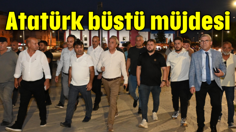 Atatürk büstü müjdesi