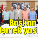 Başkan'la öpüşmek yasak!