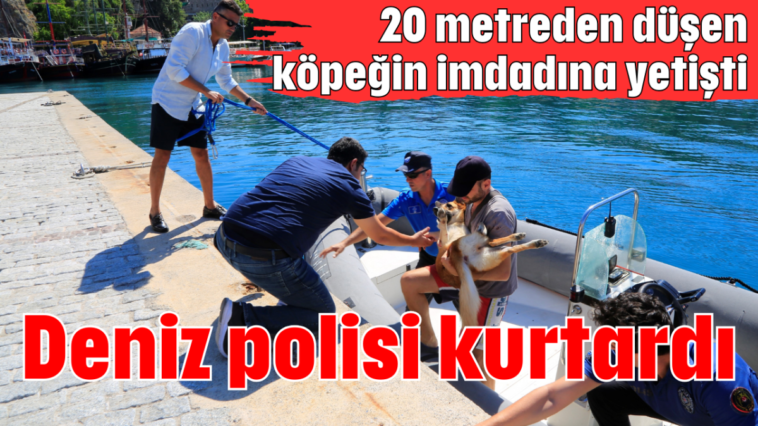 Deniz polisi kurtardı