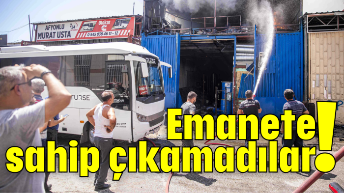 Emanete sahip çıkamadılar!